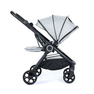 China manufacturer one button brake safe and stable all in one baby stroller with car seat